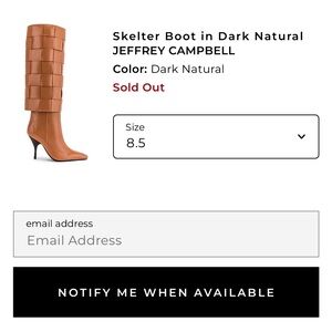 SKELTER BOOT IN DARK NATURAL
Jeffrey Campbell